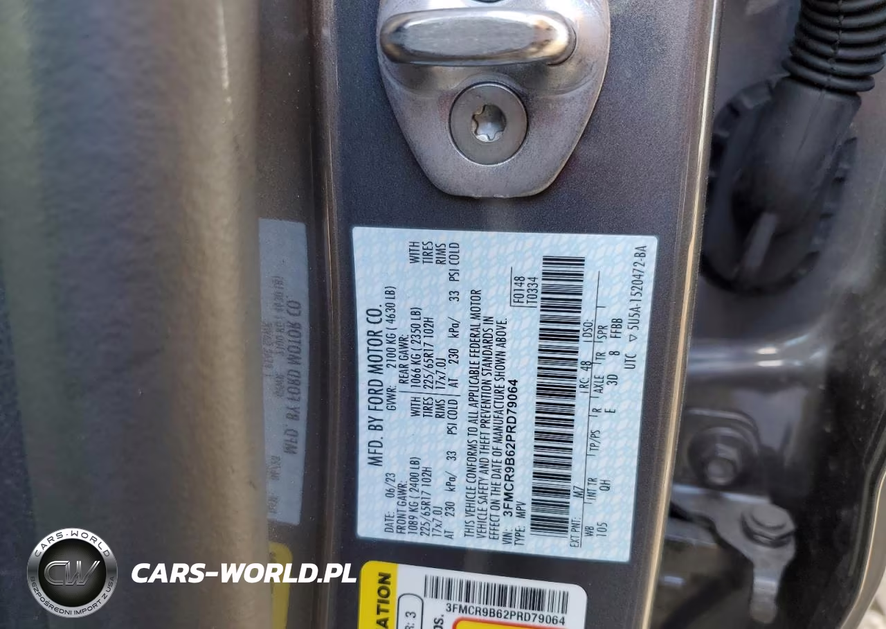 2023 Ford Bronco Sport Big Bend VIN:3FMCR9B62PRD79064 - 13