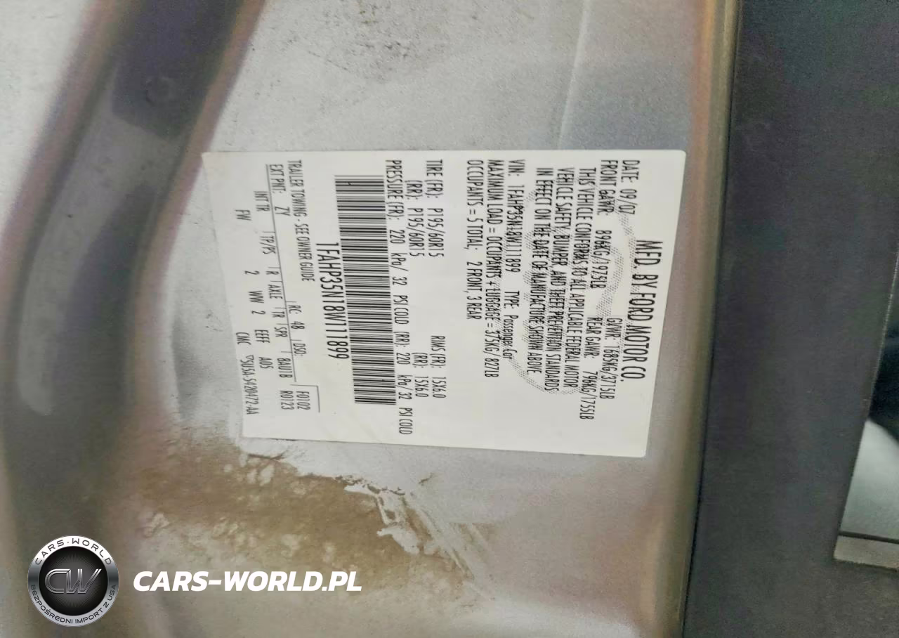 2008 Ford Focus Se VIN:1FAHP35N18W111899 - 12