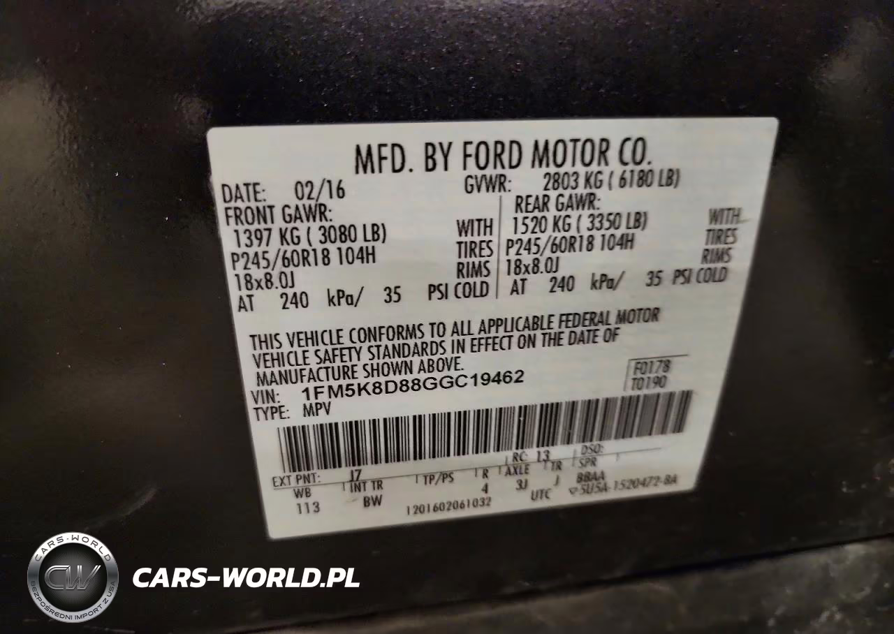 2016 Ford Explorer Xlt VIN:1FM5K8D88GGC19462 - 13