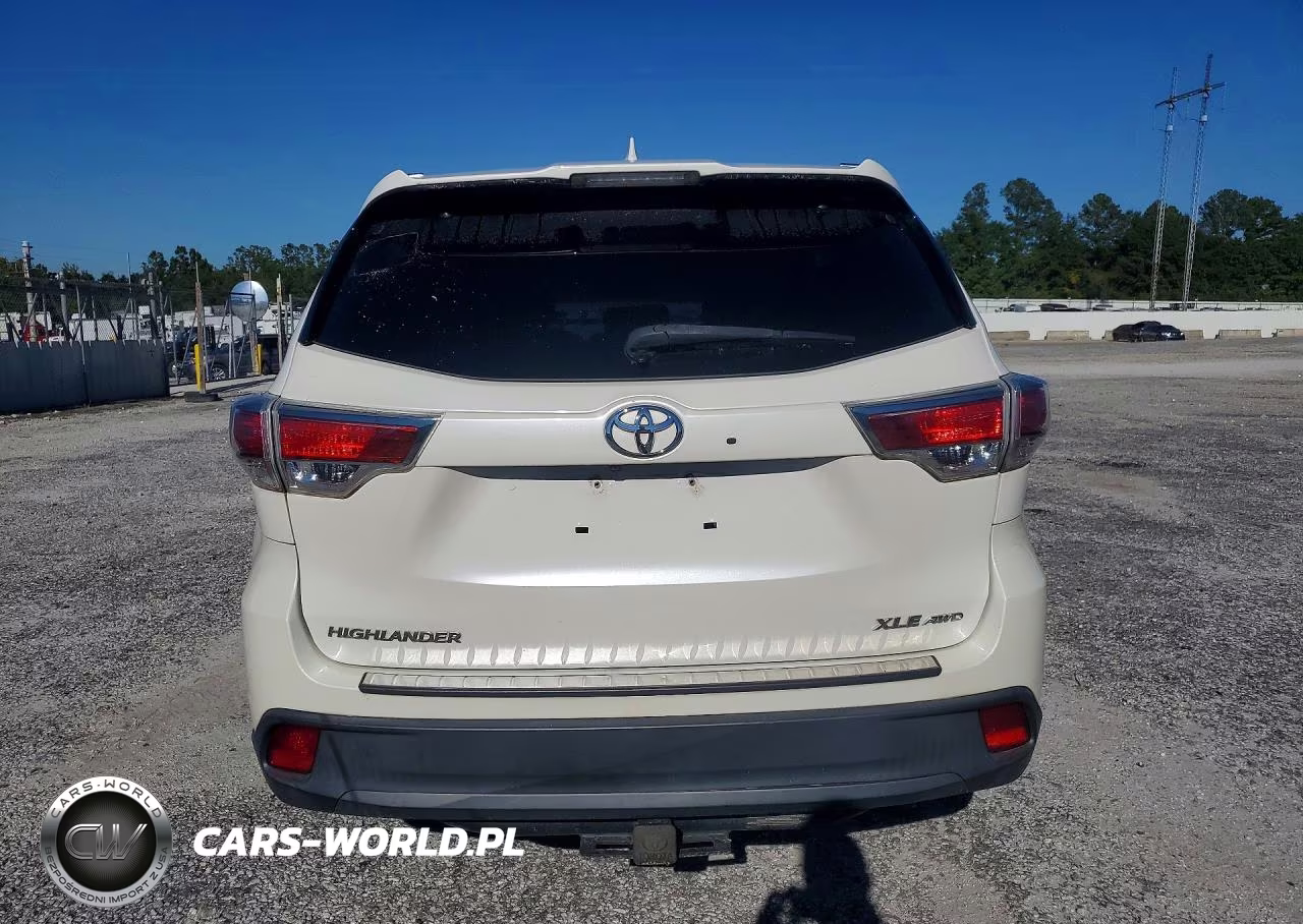 2016 Toyota Highlander Xle VIN:5TDJKRFH3GS225777 - 6
