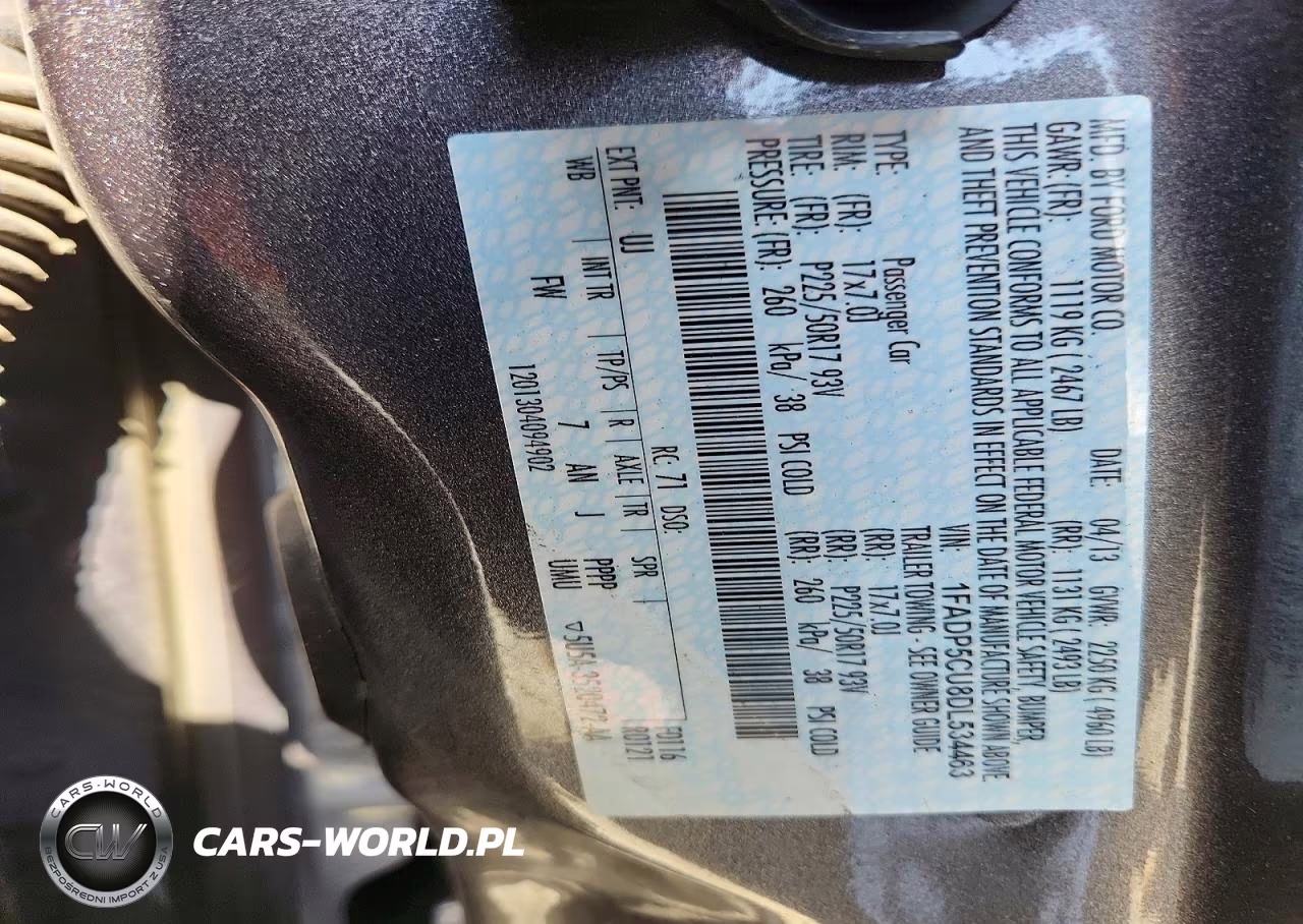 2013 Ford C-Max Premium VIN:1FADP5CU8DL534463 - 13