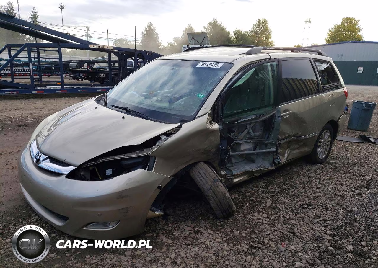2008 Toyota Sienna Xle Limited VIN:5TDZK22C28S155937 - 1