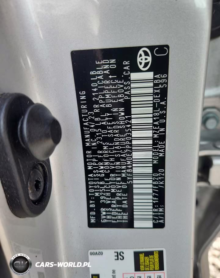 2023 Toyota Corolla Le VIN:5YFB4MDE7PP035421 - 12