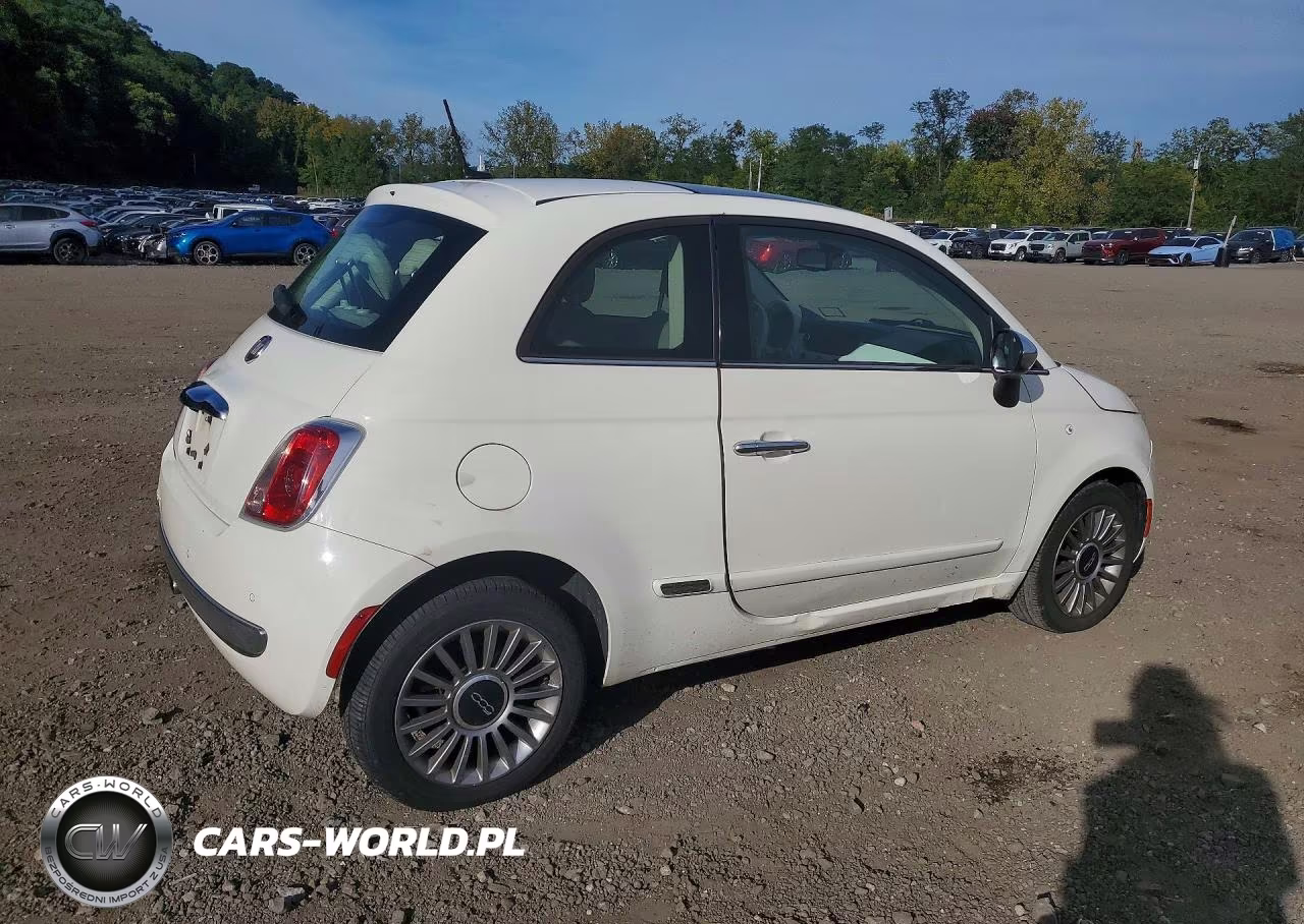 2012 Fiat 500 Lounge VIN:3C3CFFCR9CT106385 - 3