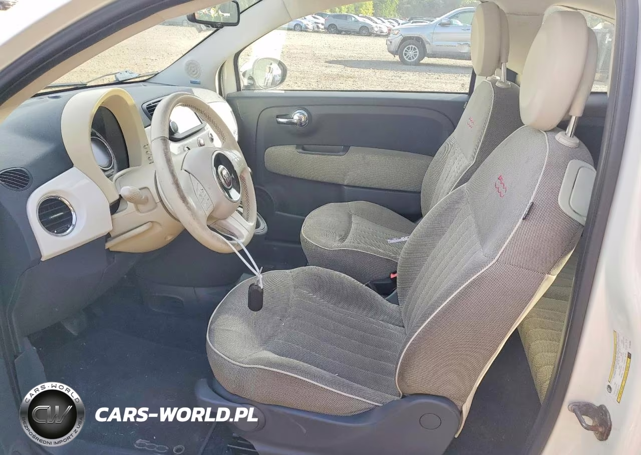 2012 Fiat 500 Lounge VIN:3C3CFFCR9CT106385 - 7