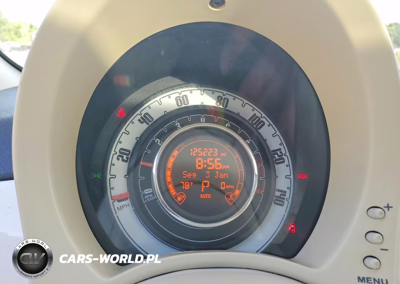 2012 Fiat 500 Lounge VIN:3C3CFFCR9CT106385 - 9
