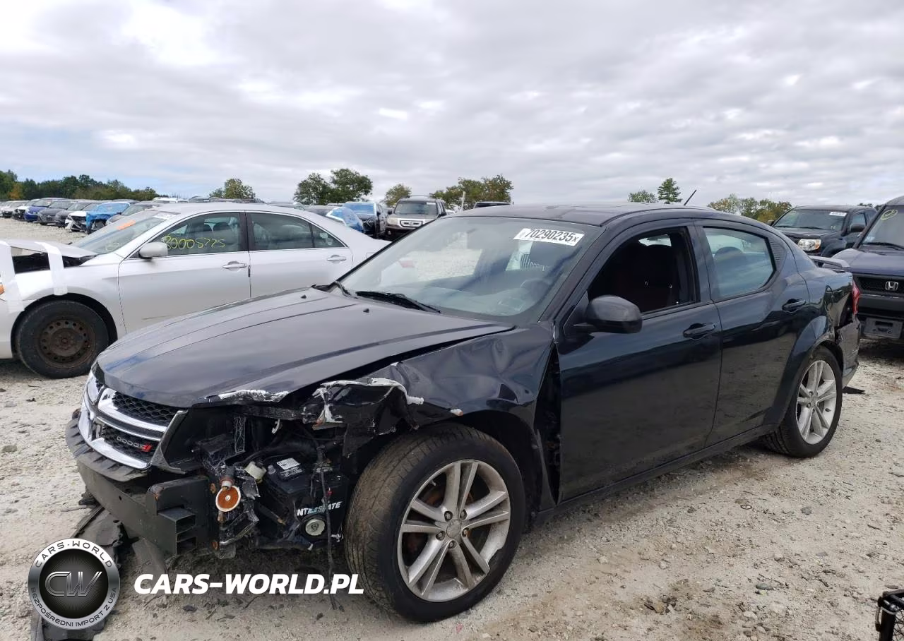 2012 Dodge Avenger Sxt VIN:1C3CDZEG0CN133686 - 1