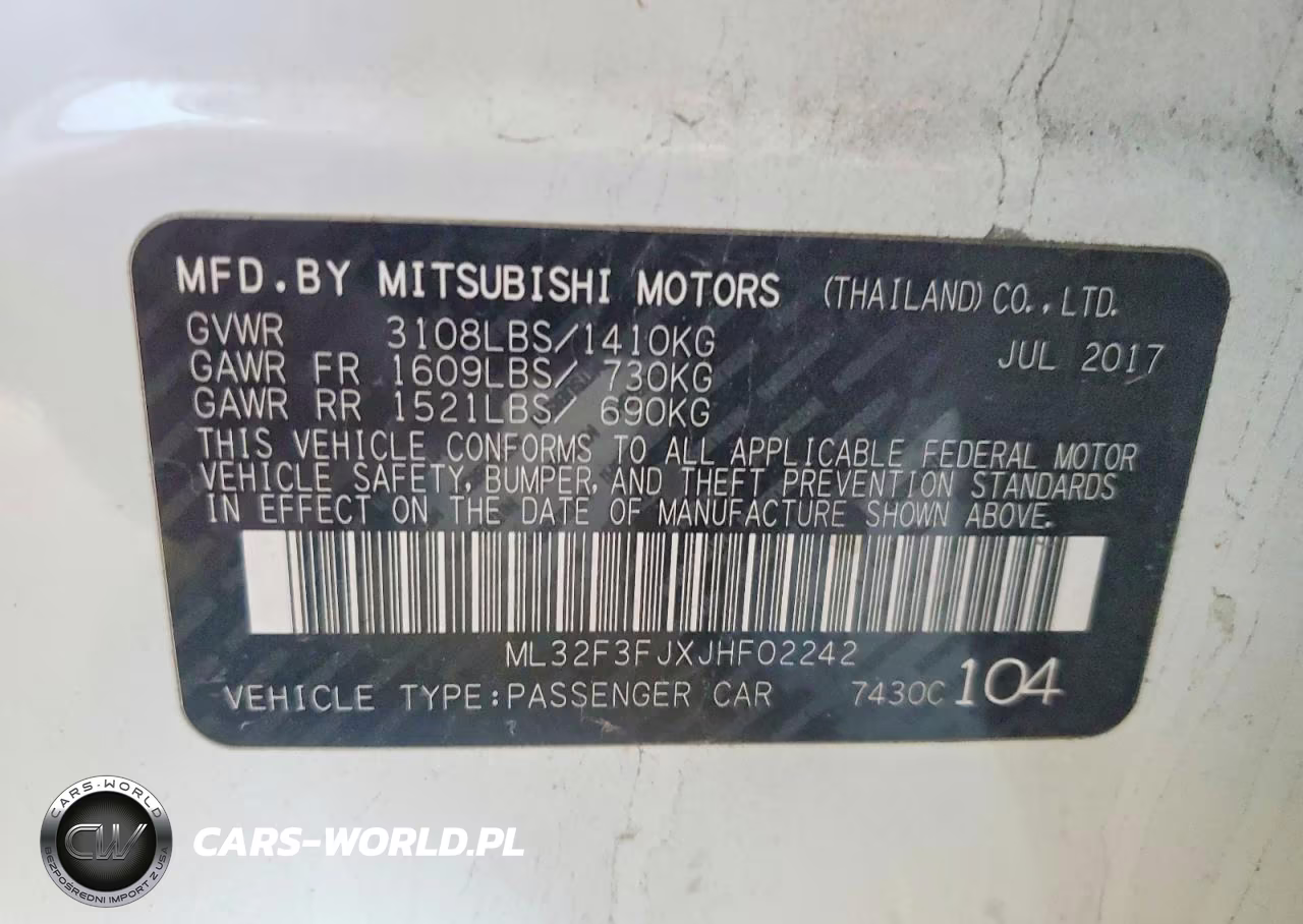2018 Mitsubishi Mirage G4 Es VIN:ML32F3FJXJHF02242 - 12