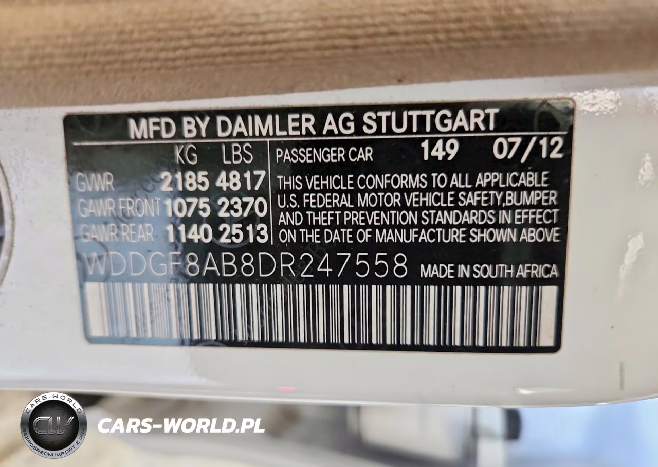 2013 Mercedes-Benz C 300 4Matic VIN:WDDGF8AB8DR247558 - 12
