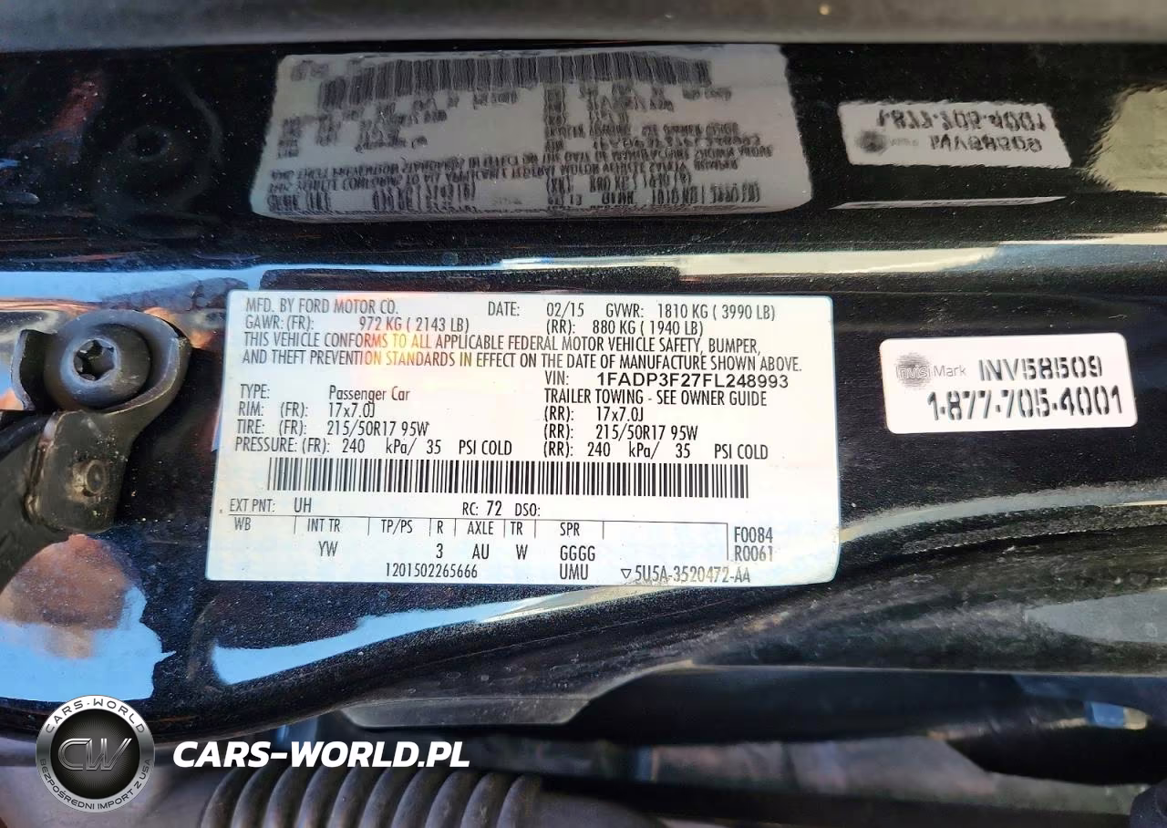 2015 Ford Focus Se VIN:1FADP3F27FL248993 - 12