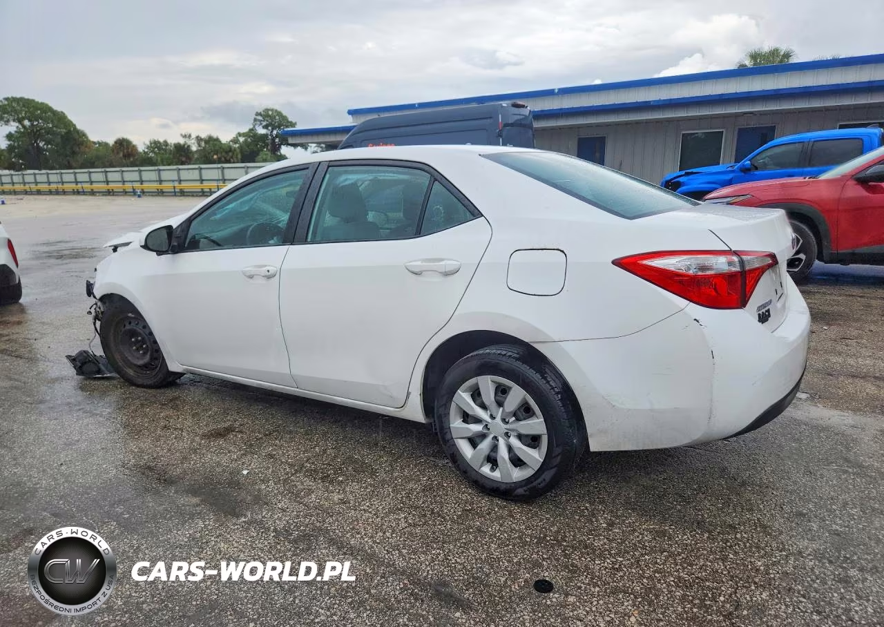 2015 Toyota Corolla Le VIN:2T1BURHE0FC316840 - 2