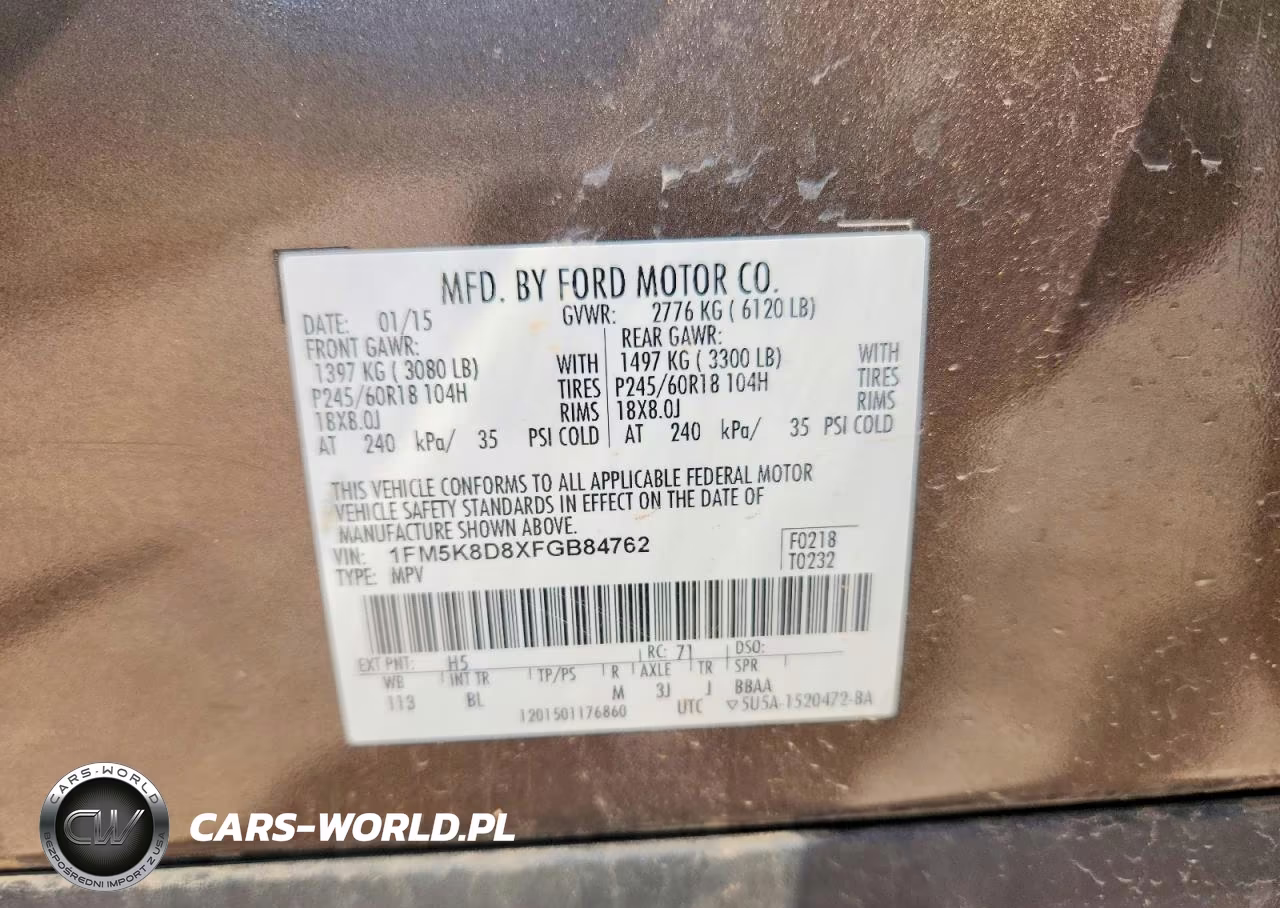 2015 Ford Explorer Xlt VIN:1FM5K8D8XFGB84762 - 13