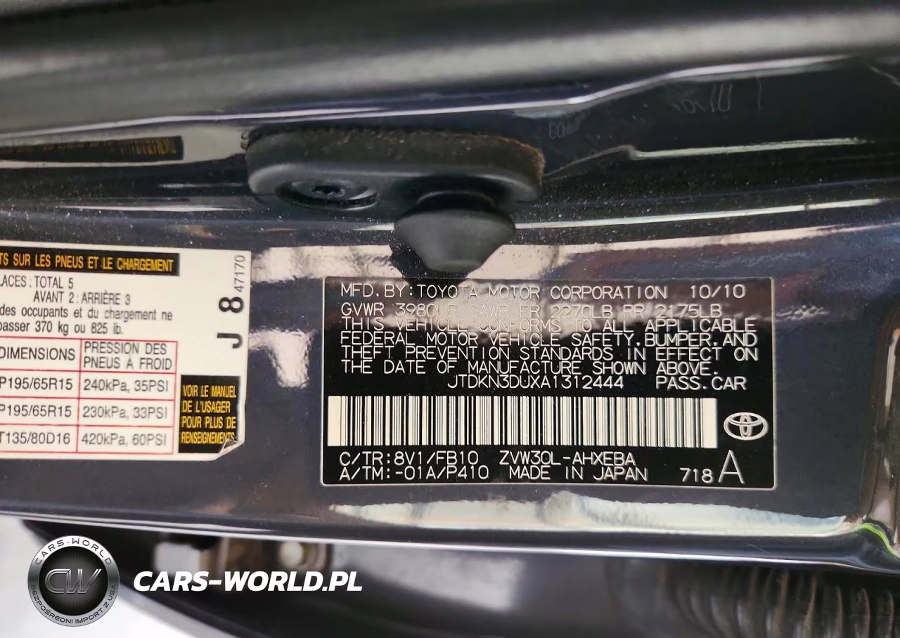 2010 Toyota Prius Iii VIN:JTDKN3DUXA1312444 - 12