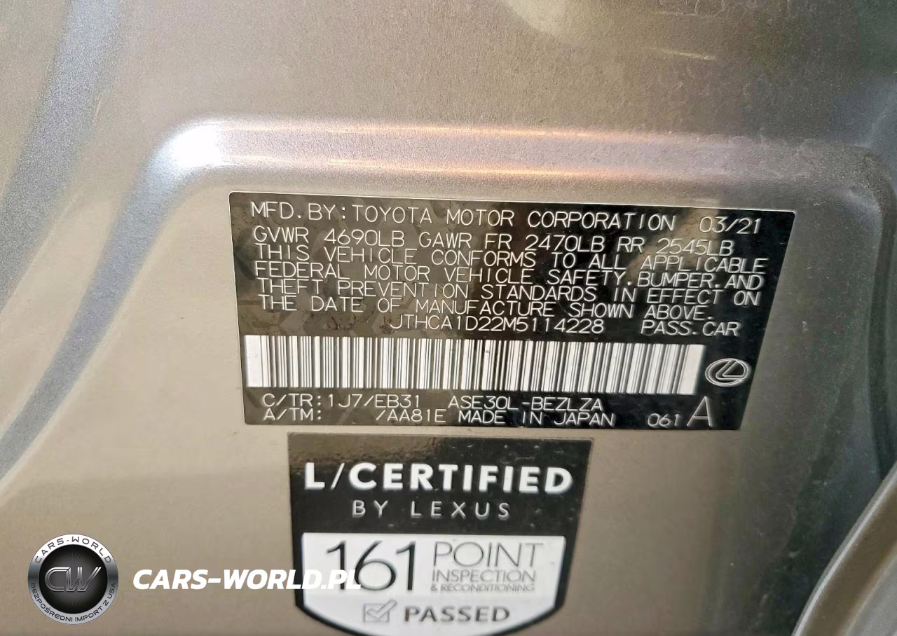 2021 Lexus Is 300 VIN:JTHCA1D22M5114228 - 13