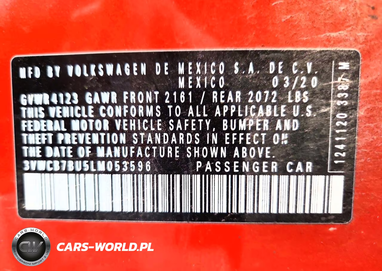 2020 Volkswagen Jetta S VIN:3VWCB7BU5LM053596 - 12