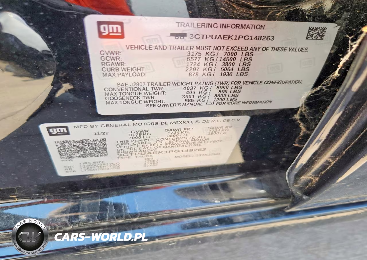 2023 GMC Sierra K1500 VIN:3GTPUAEK1PG148263 - 13