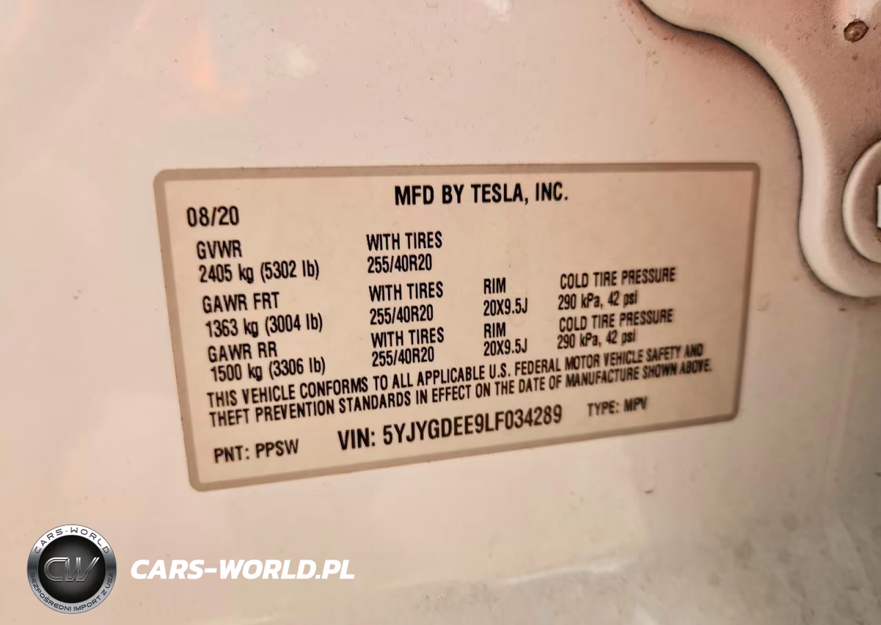 2020 Tesla Model Y VIN:5YJYGDEE9LF034289 - 13