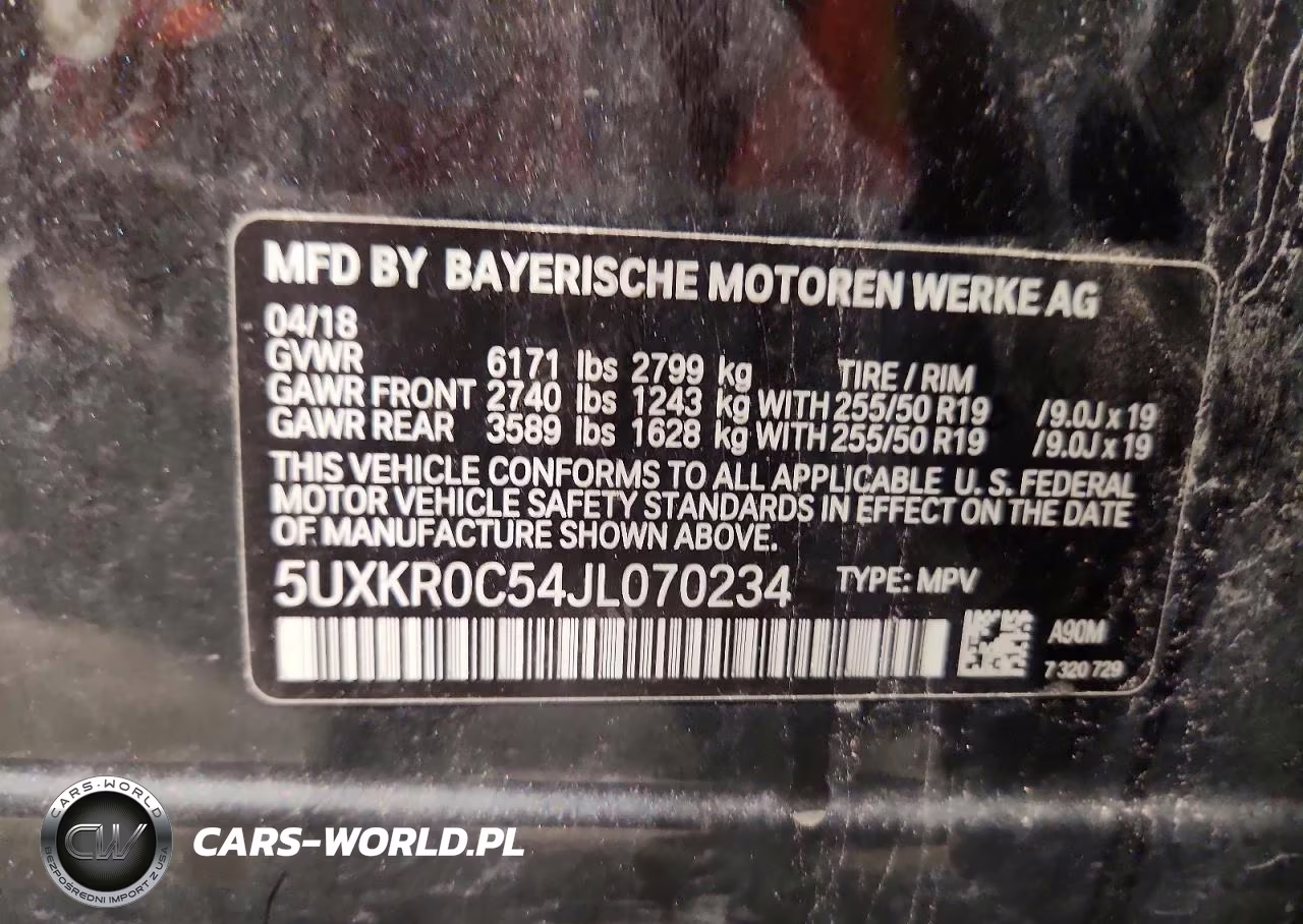 2018 BMW X5 xDrive35I VIN:5UXKR0C54JL070234 - 13