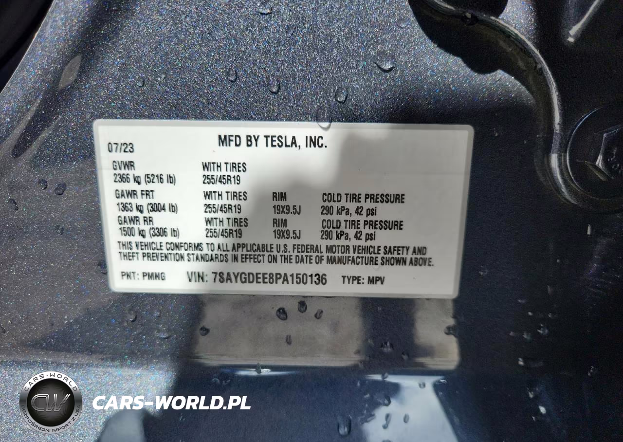 2023 Tesla Model Y VIN:7SAYGDEE8PA150136 - 13