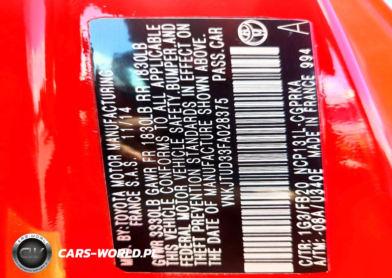 2015 Toyota Yaris 3-Door Le VIN:VNKJTUD33FA028375 - 12
