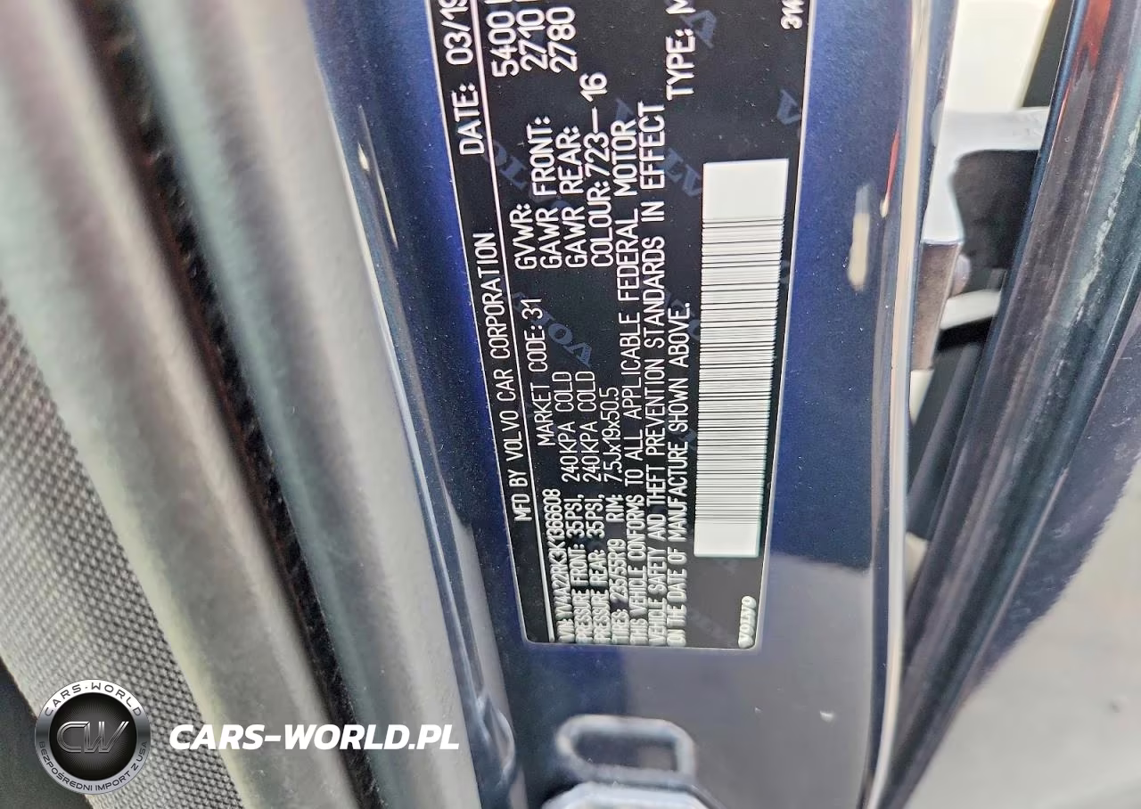 2019 Volvo Xc60 T6 VIN:YV4A22RK3K1366608 - 13
