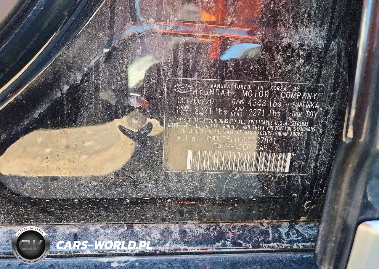 2020 Hyundai Ioniq Plug-In Hybrid VIN:KMHC75LD5LU237841 - 12