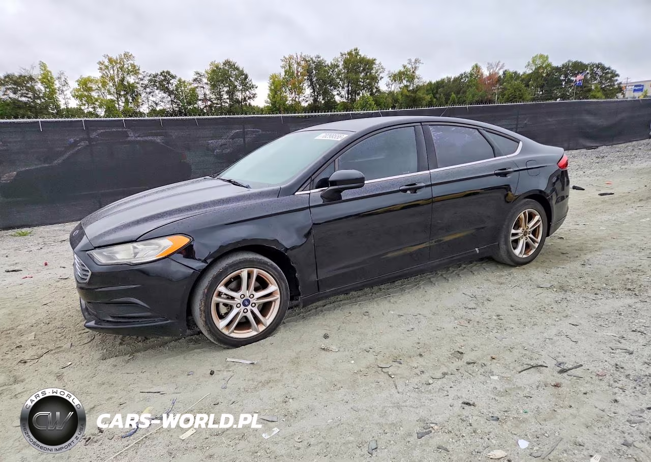 2018 Ford Fusion Se VIN:3FA6P0HD2JR283568 - 1