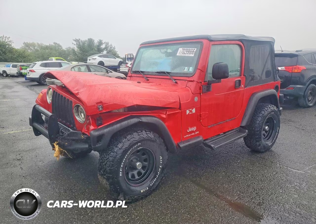 2004 Jeep Wrangler X VIN:1J4FA39S04P745674 - 1