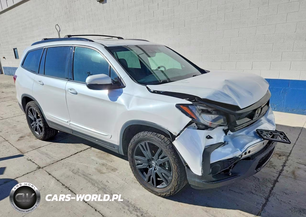 2021 Honda Pilot Black VIN:5FNYF6H7XMB025047 - 4