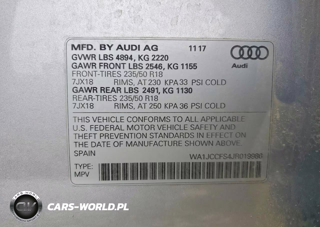 2018 Audi Q3 Premium Plus VIN:WA1JCCFS4JR019986 - 14