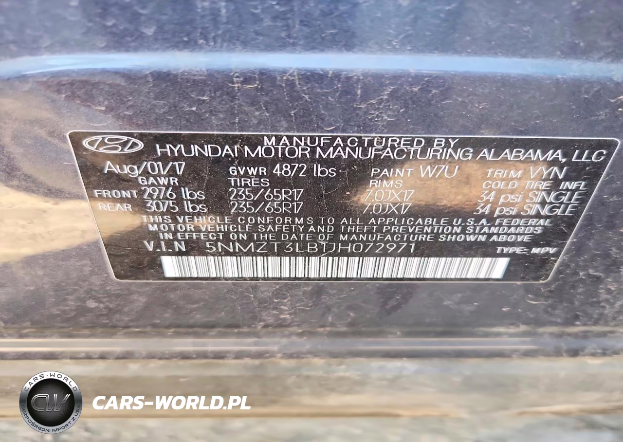 2018 Hyundai Santa Fe Sport 2.4L VIN:5NMZT3LB1JH072971 - 12