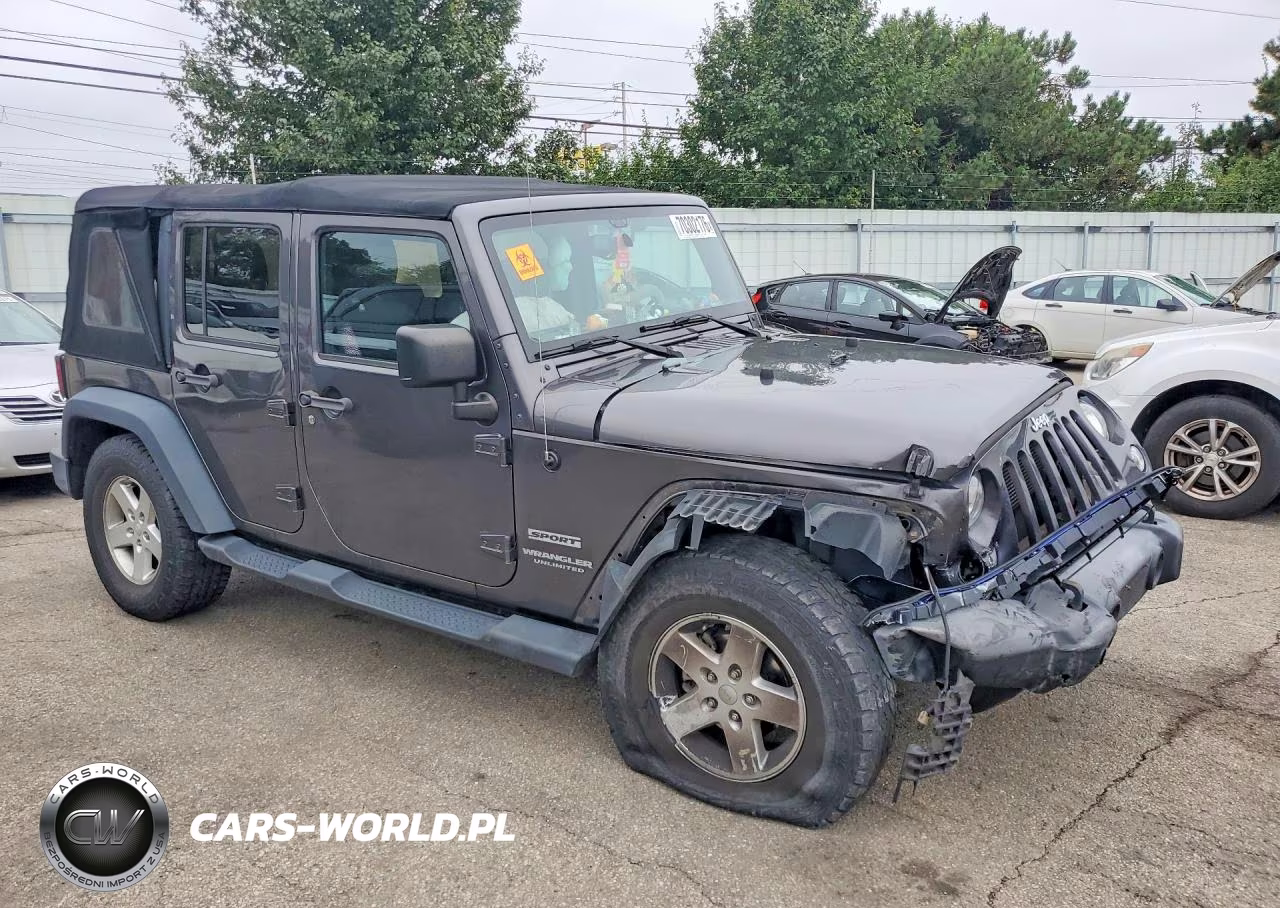 2016 Jeep Wrangler Unlimited Sport VIN:1C4BJWDG4GL249345 - 4
