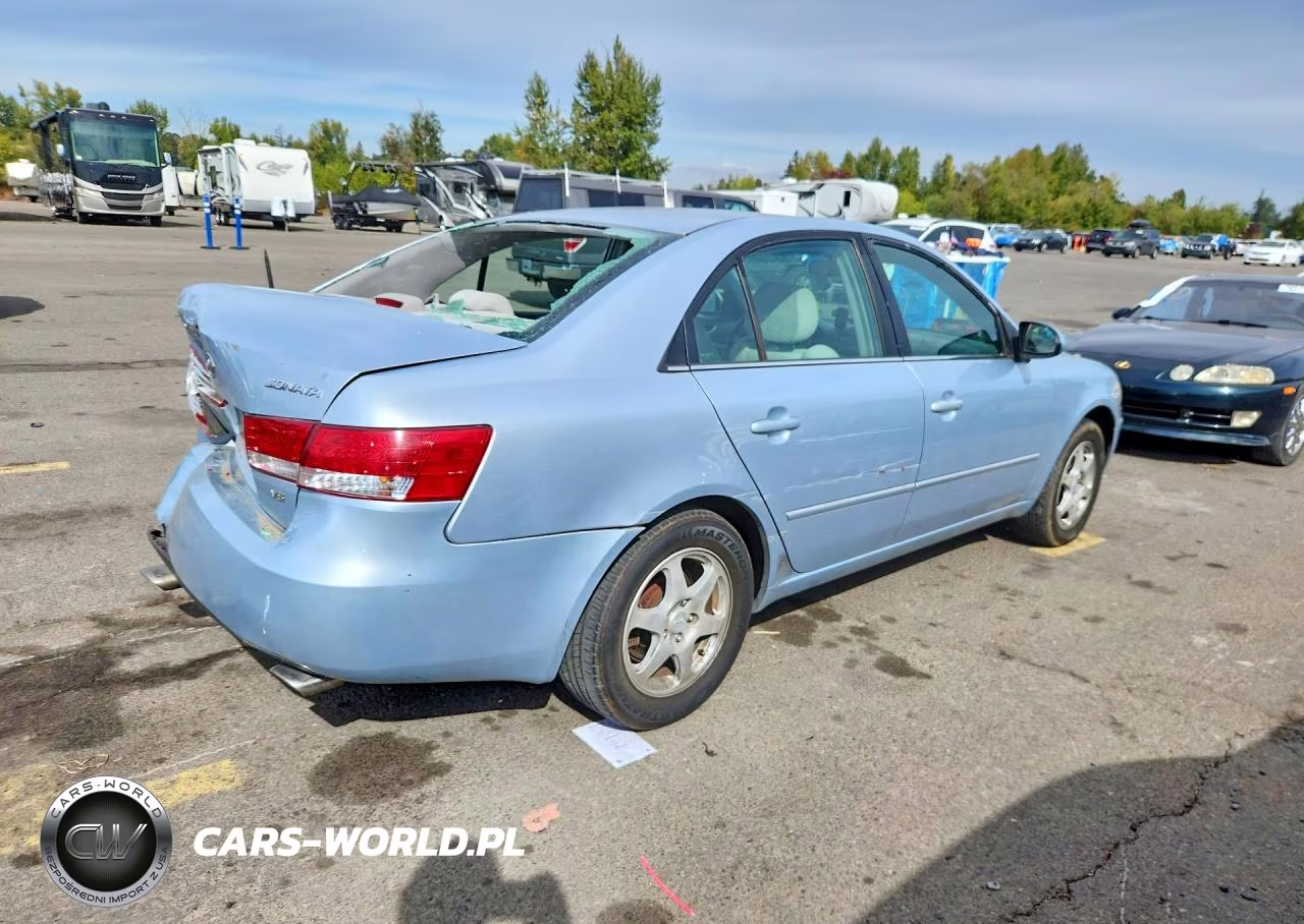 2006 Hyundai Sonata Gls V6 VIN:5NPEU46F86H148809 - 3