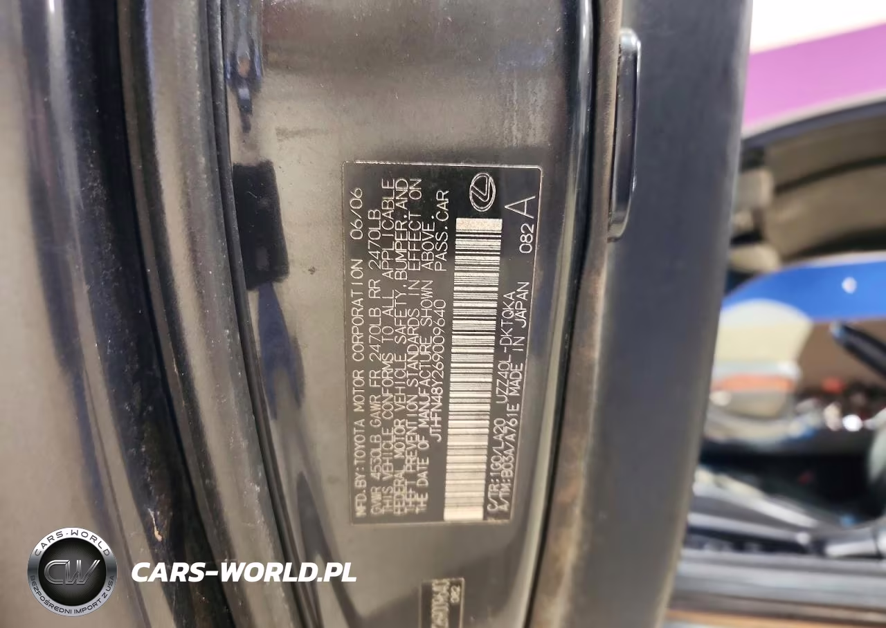 2006 Lexus Sc 430 VIN:JTHFN48Y269009640 - 12
