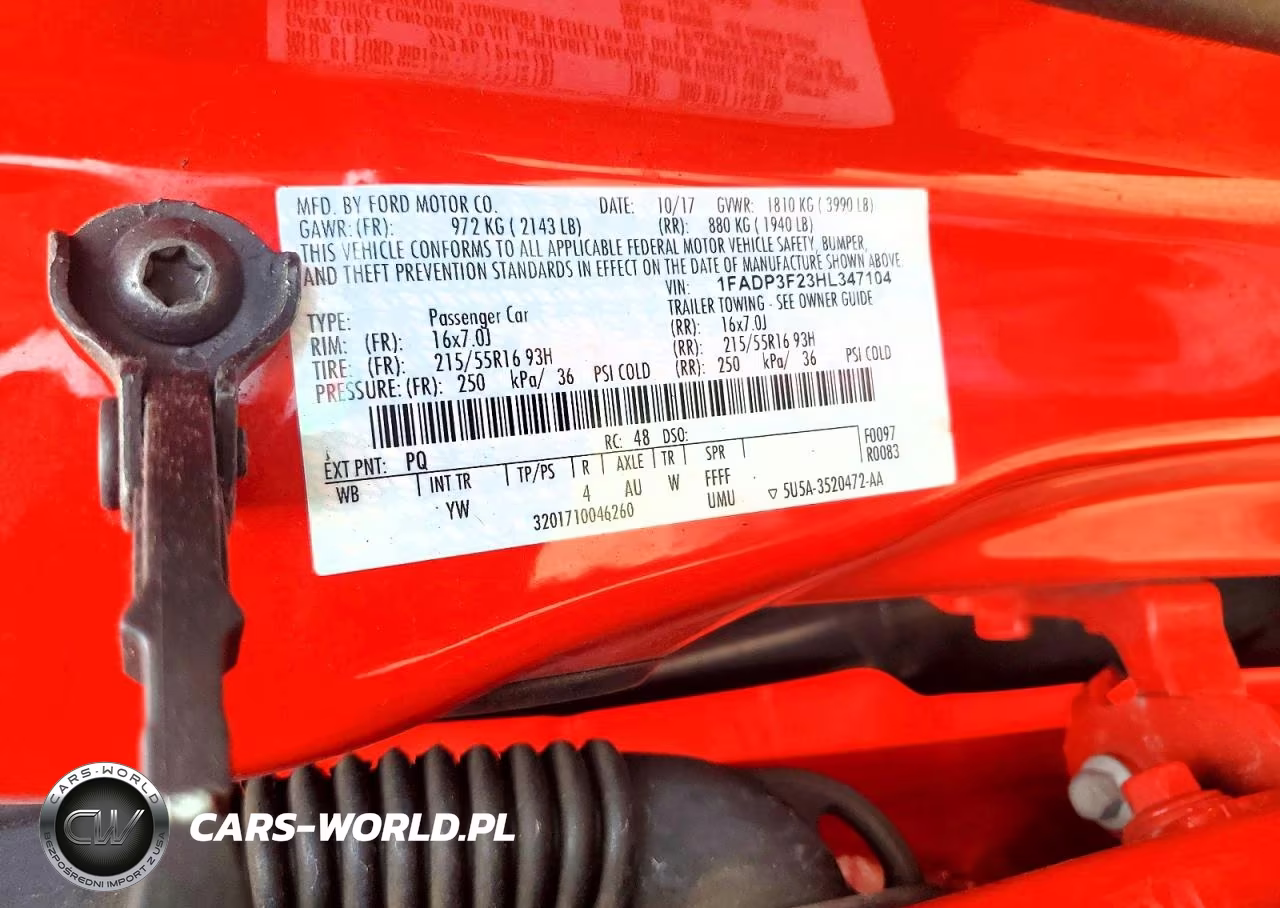 2017 Ford Focus Se VIN:1FADP3F23HL347104 - 12