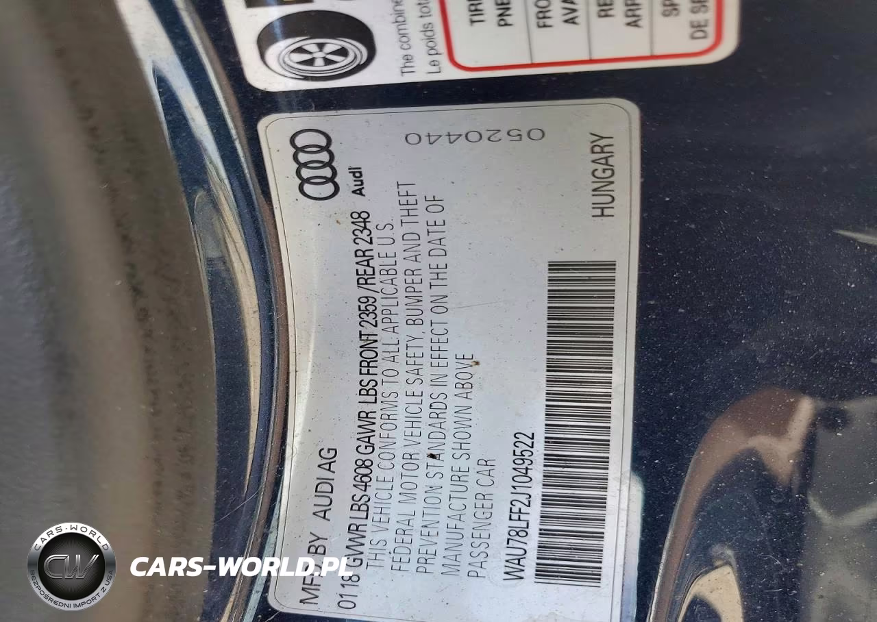 2018 Audi A3 Premium VIN:WAU78LFF2J1049522 - 12