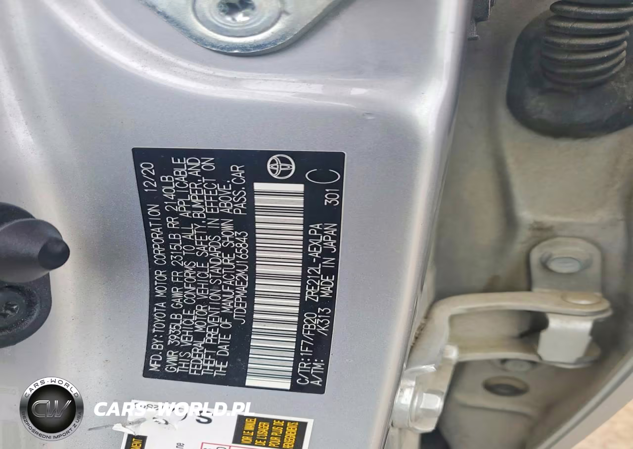 2021 Toyota Corolla Le VIN:JTDEPMAE2MJ165843 - 12