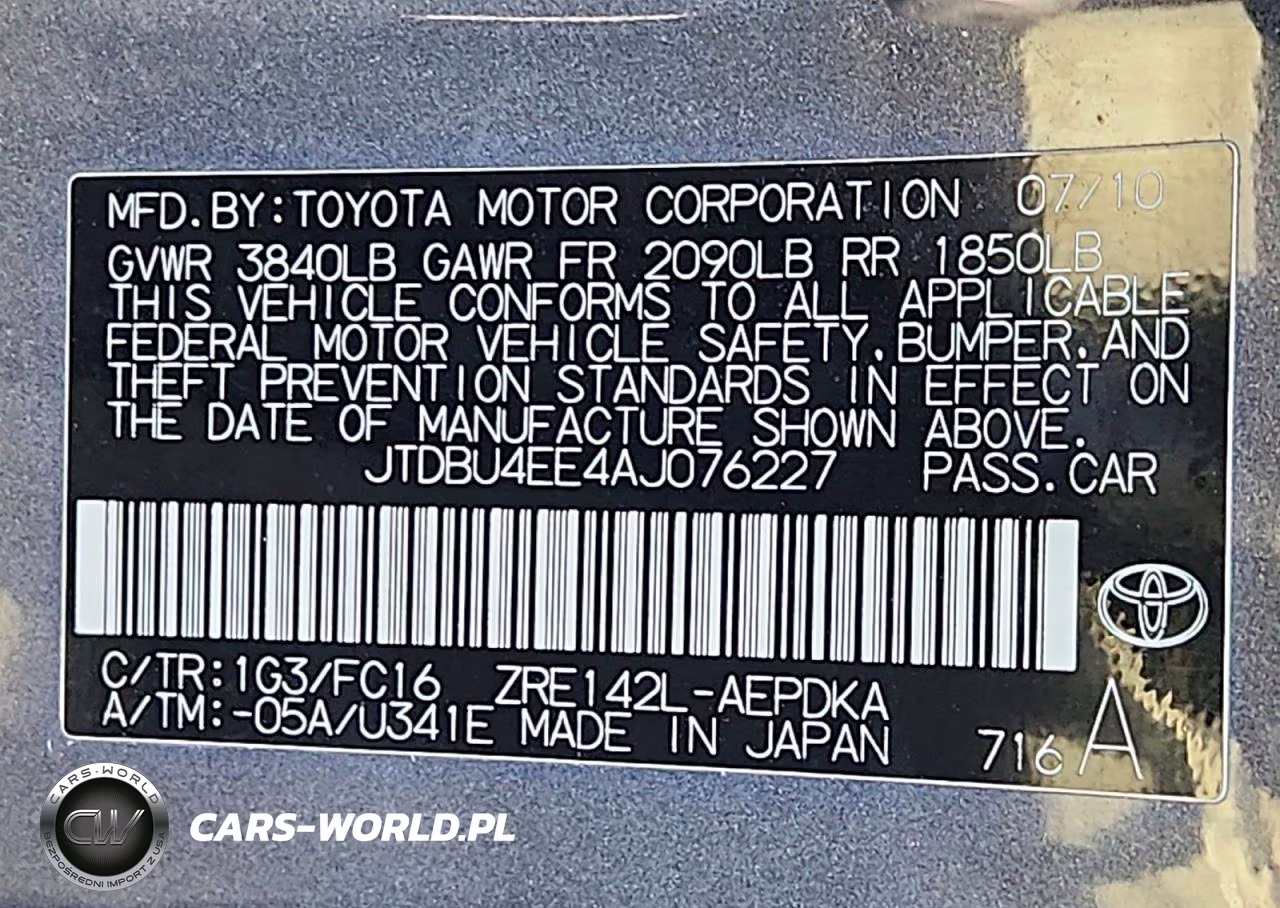 2010 Toyota Corolla Le VIN:JTDBU4EE4AJ076227 - 12