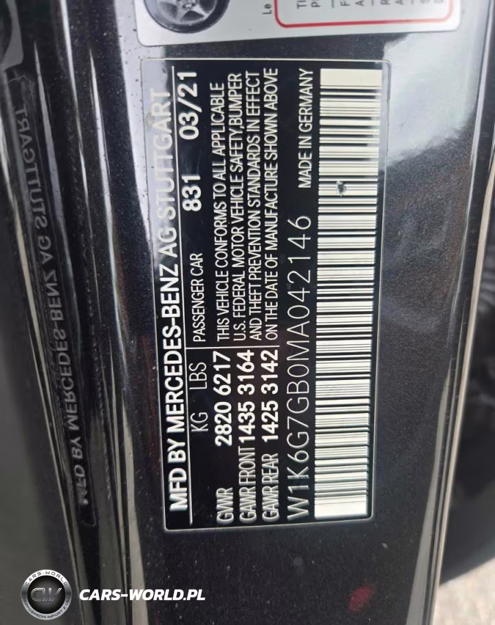 2021 Mercedes-Benz S 580 4Matic VIN:W1K6G7GB0MA042146 - 10