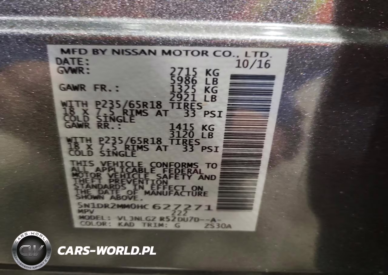 2017 Nissan Pathfinder Sl VIN:5N1DR2MM0HC627271 - 13