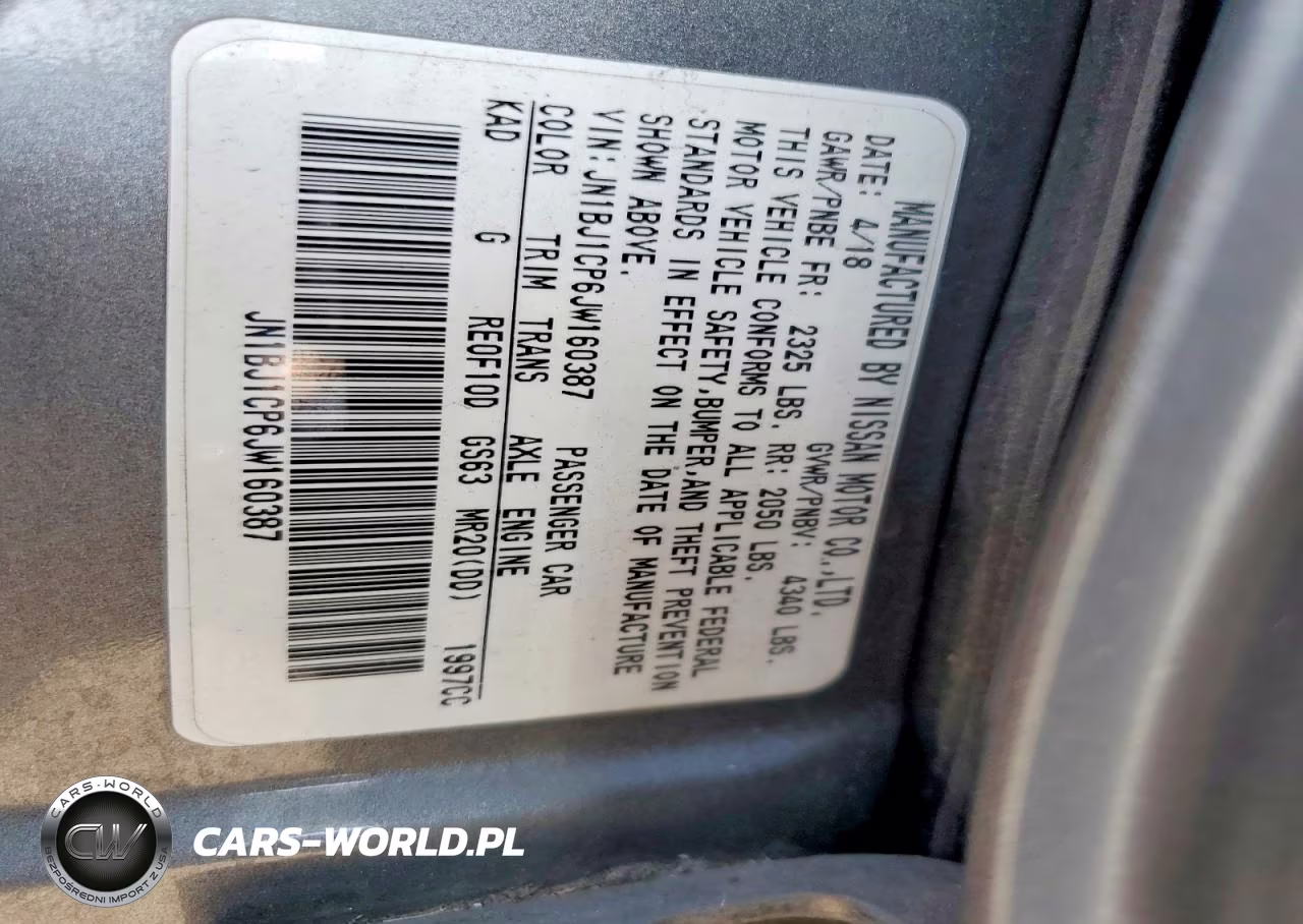 2018 Nissan Rogue Sport S VIN:JN1BJ1CP6JW160387 - 14