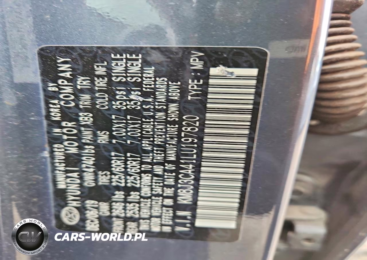 2020 Hyundai Tucson Value VIN:KM8J3CA41LU197820 - 13