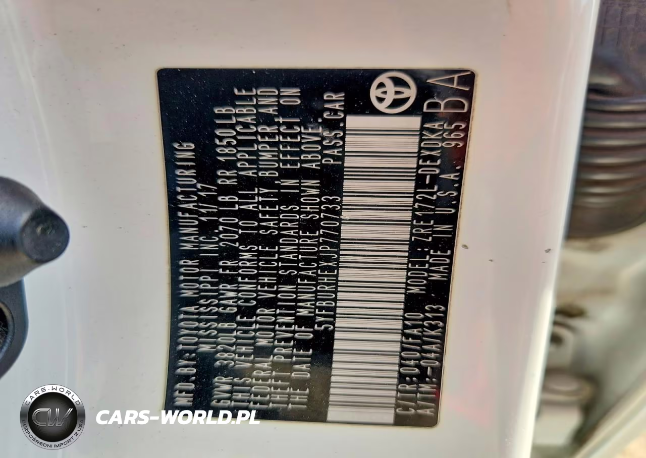 2018 Toyota Corolla L VIN:5YFBURHEXJP770733 - 13