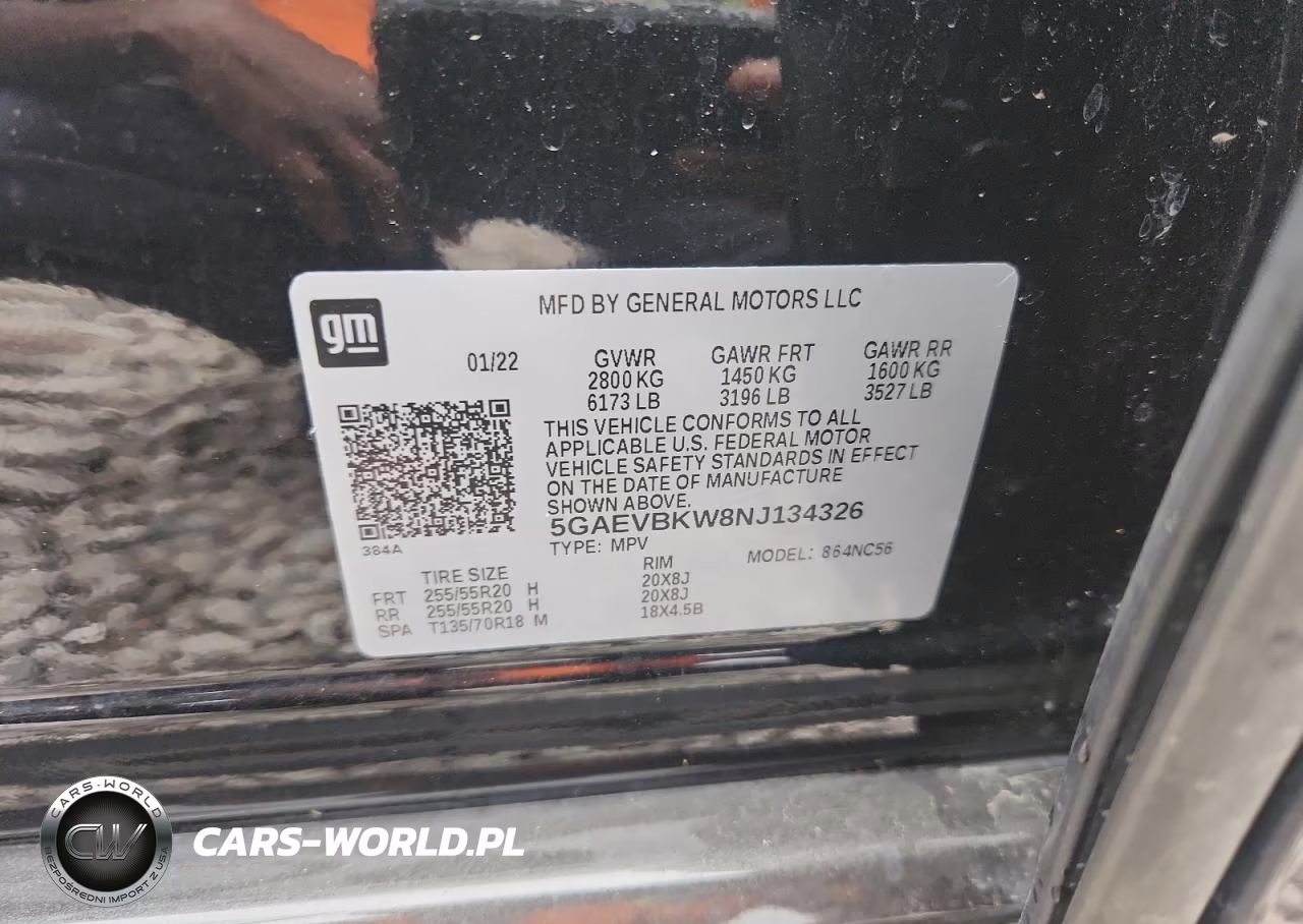 2022 Buick Enclave Premium VIN:5GAEVBKW8NJ134326 - 13