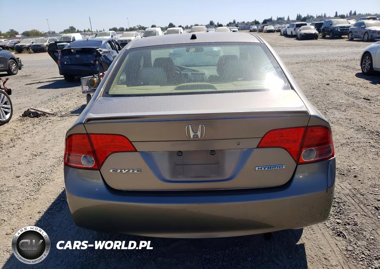 2007 Honda Civic Hybrid VIN:JHMFA36267S025421 - 6