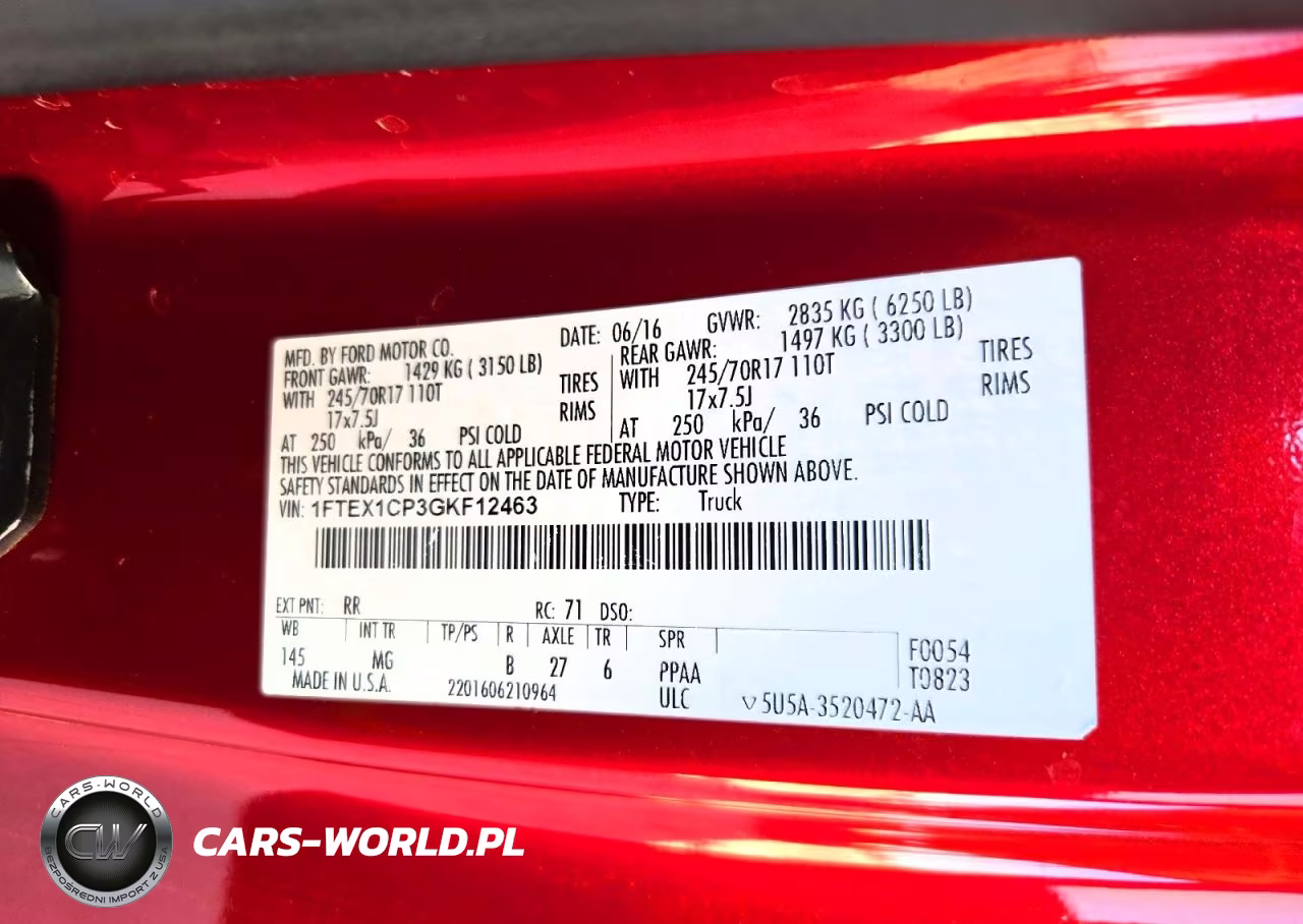 2016 Ford F150 Super Cab VIN:1FTEX1CP3GKF12463 - 13