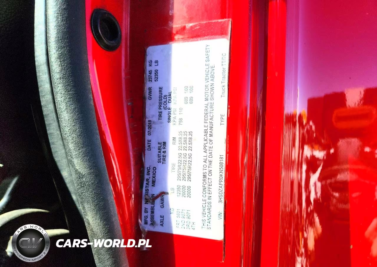 2019 International Lt625 Semi Truck VIN:3HSDZAPR0KN508181 - 12