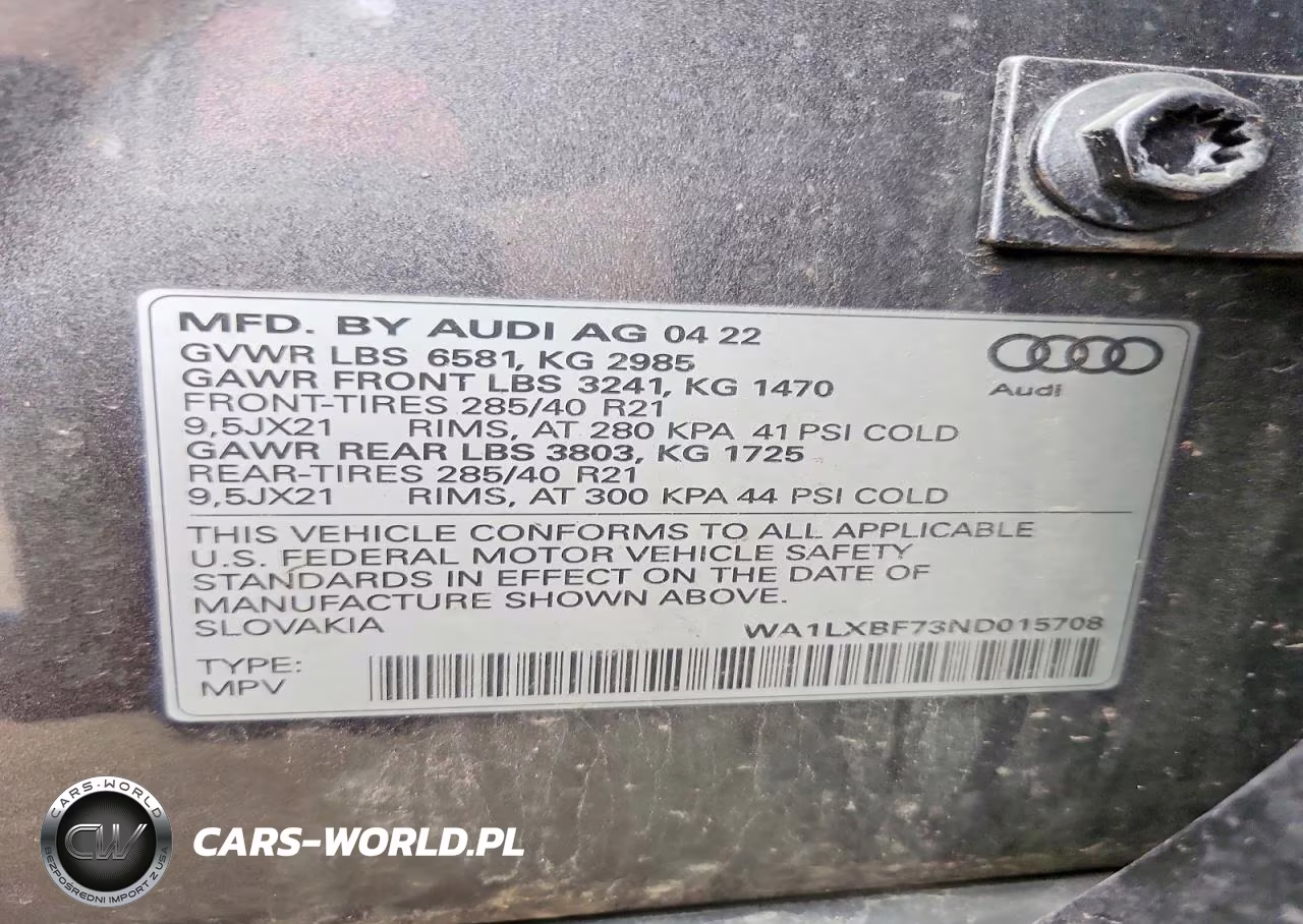 2022 Audi Q7 Premium Plus VIN:WA1LXBF73ND015708 - 12