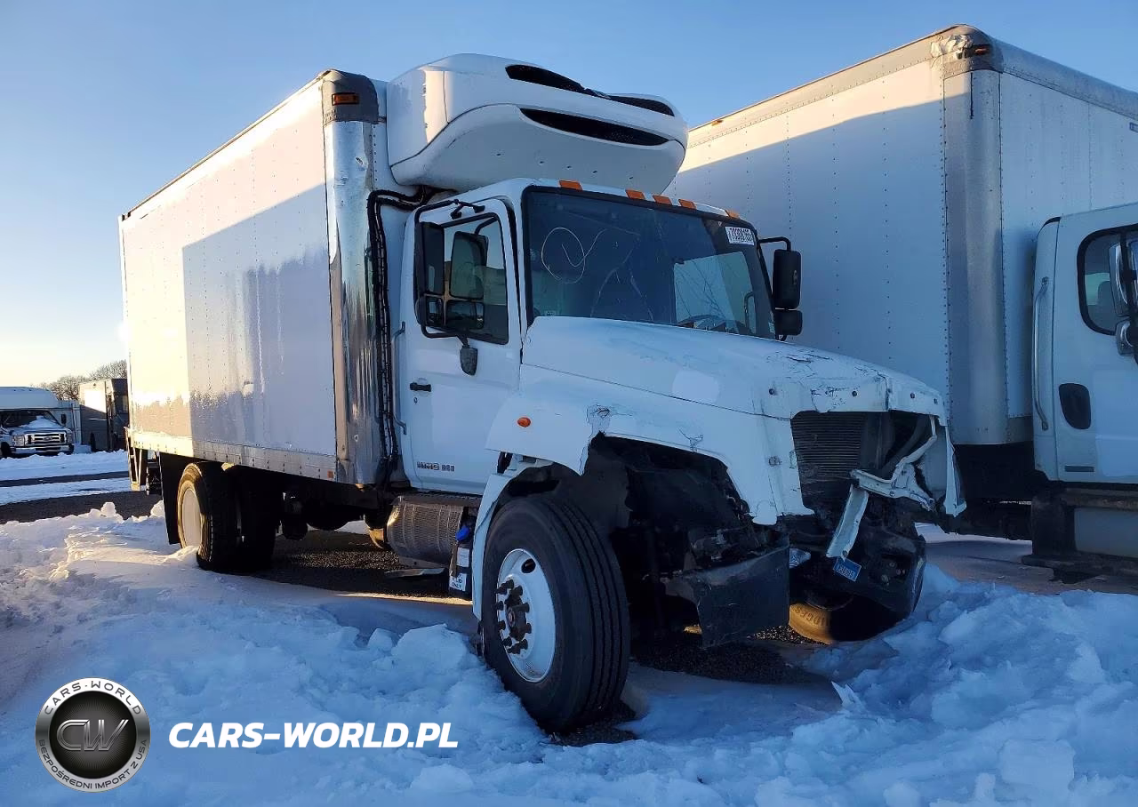 2019 Hino 258-268 Refrigerated Box Truck VIN:5PVNJ8JM6K4S51071 - 1