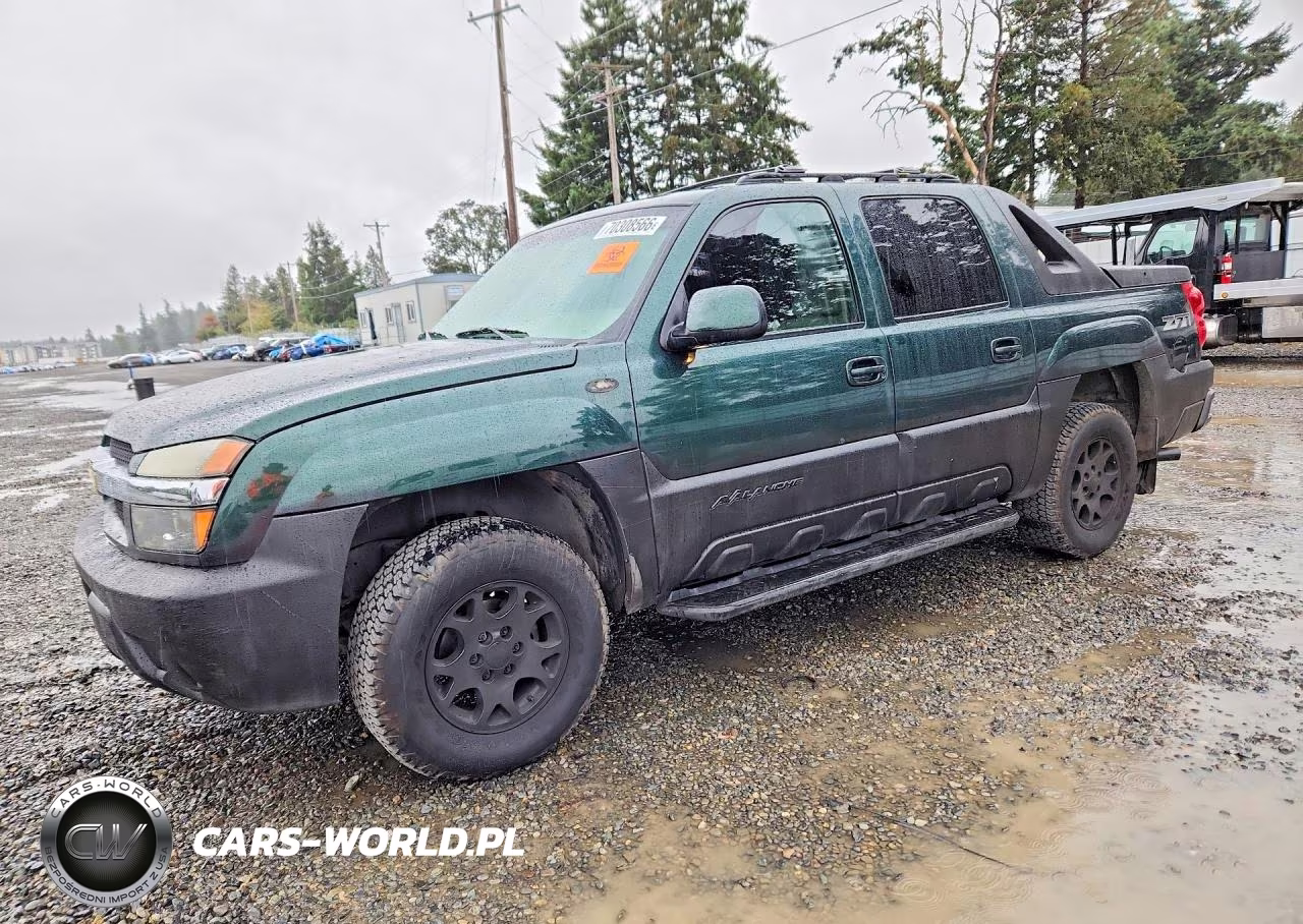 2002 Chevrolet Avalanche K1500 VIN:3GNEK13T92G103905 - 1